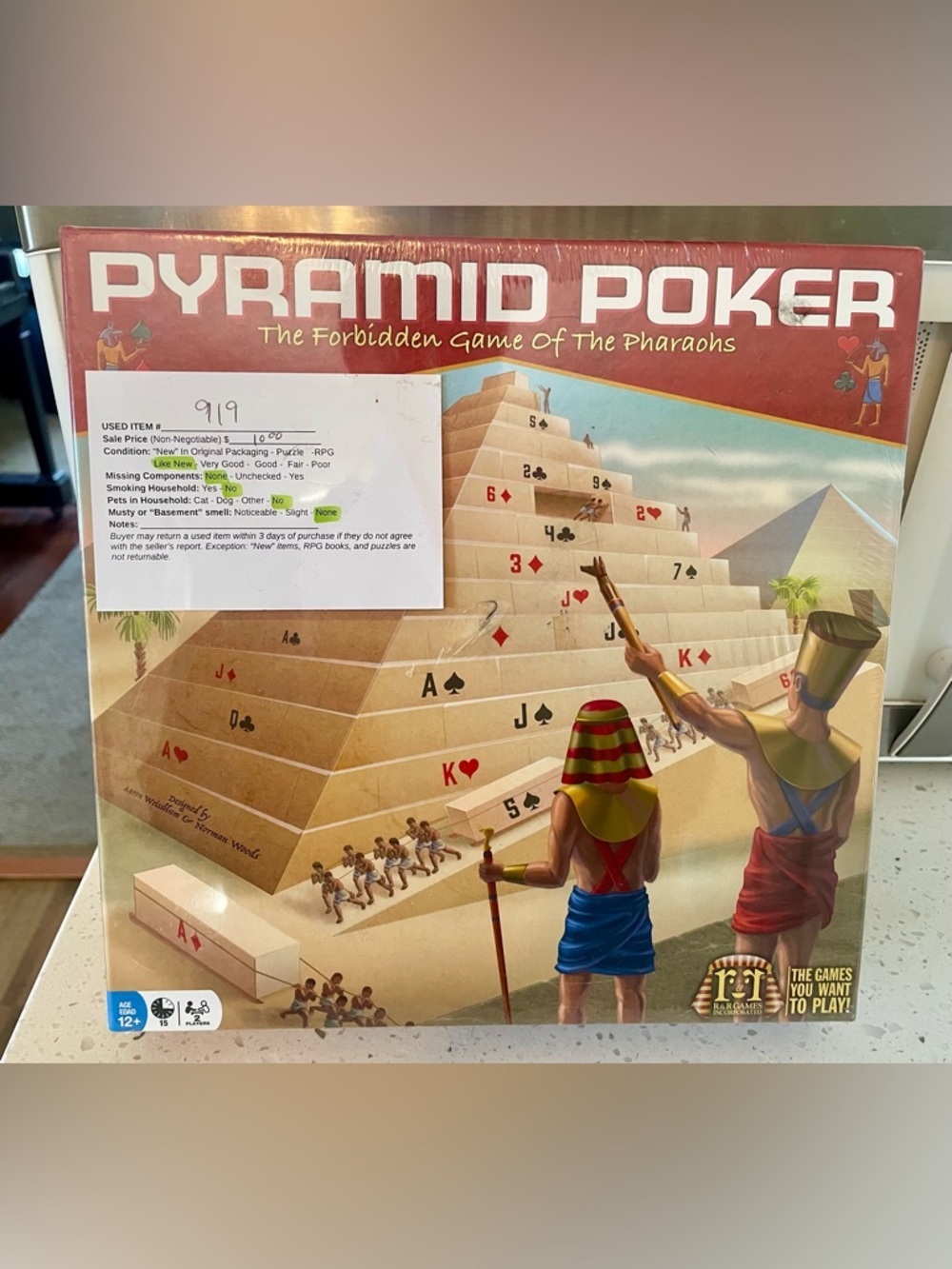 Pyramid Poker Game Brand New Factory Sealed